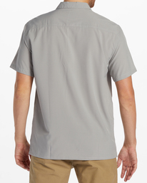 2 A/Div Surftrek Perf Short Sleeve Shirt Grey ABYWT00195 Billabong