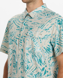 3 A/Div Surftrek Perf Short Sleeve Shirt Beige ABYWT00195 Billabong