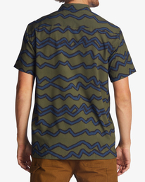 3 Surftrek Perf - Short Sleeve Shirt for Men Green ABYWT00195 Billabong