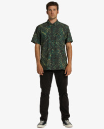 2 Surftrek Perf - Short Sleeve Shirt for Men Green ABYWT00195 Billabong