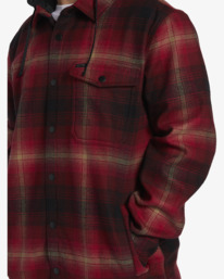 8 Furnace Bonded Flannel - Furnace Fleece Lined Shirt for Men Orange ABYWT00196 Billabong