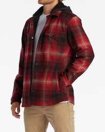 6 Furnace Bonded Flannel - Furnace Fleece Lined Shirt for Men Orange ABYWT00196 Billabong