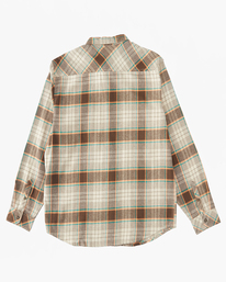 6 Coastline Flannel Shirt Beige ABYWT00198 Billabong