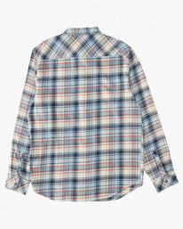 8 Coastline Flannel Shirt White ABYWT00198 Billabong