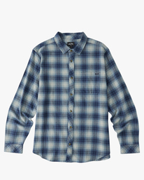 4 Coastline Flannel Shirt Blue ABYWT00198 Billabong