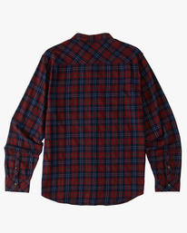 6 Coastline Flannel Shirt Red ABYWT00198 Billabong