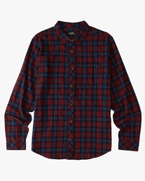 5 Coastline Flannel Shirt Red ABYWT00198 Billabong