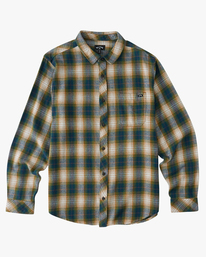 4 Coastline Flannel Shirt Blue ABYWT00198 Billabong