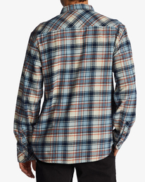 3 Coastline Flannel Shirt White ABYWT00198 Billabong