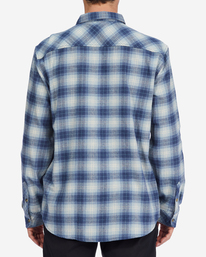 2 Coastline Flannel Shirt Blue ABYWT00198 Billabong