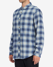 1 Coastline Flannel Shirt Blue ABYWT00198 Billabong