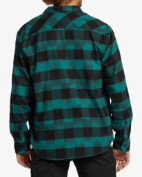 3 Coastline Flannel Shirt Blue ABYWT00198 Billabong