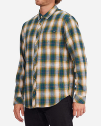 1 Coastline Flannel Shirt Blue ABYWT00198 Billabong