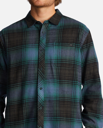 4 Coastline Flannel Shirt Black ABYWT00198 Billabong