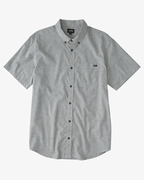billabong, Sundays Mini Short Sleeve Shirt, ALLOY (aly) SUNDAYS MINI SS ABYWT00203