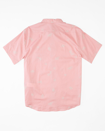 1 Sundays Mini Short Sleeve Shirt Pink ABYWT00203 Billabong