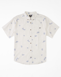 4 Sundays Mini Short Sleeve Shirt White ABYWT00203 Billabong