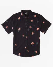 0 Sundays Mini Short Sleeve Shirt Black ABYWT00203 Billabong