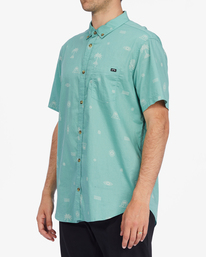 1 Sundays Mini Short Sleeve Shirt Green ABYWT00203 Billabong