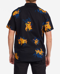 3 Sundays Floral Short Sleeve Shirt Black ABYWT00204 Billabong