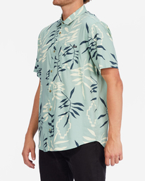 2 Sundays Floral Short Sleeve Shirt Green ABYWT00204 Billabong