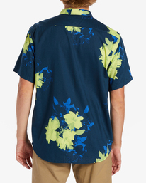 2 Sundays Floral Short Sleeve Shirt Blue ABYWT00204 Billabong