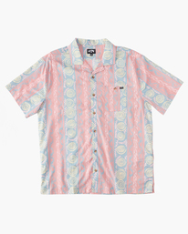 6 Sundays Vacay - Short Sleeve Shirt for Men Red ABYWT00205 Billabong