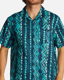 4 Sundays Vacay - Short Sleeve Shirt for Men Blue ABYWT00205 Billabong