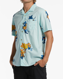 2 Sundays Vacay Short Sleeve Shirt Green ABYWT00205 Billabong