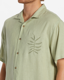 3 Sundays Vacay Short Sleeve Shirt Green ABYWT00205 Billabong
