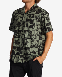 4 Sundays Vacay - Short Sleeve Shirt for Men Green ABYWT00205 Billabong