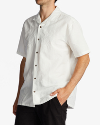 1 Keith Haring Flower Dance Hemp Short Sleeve Shirt White ABYWT00215 Billabong