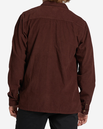 billabong, Bowie Long Sleeve Corduroy Shirt, PORT (pto) BOWIE CORD LS ABYWT00217