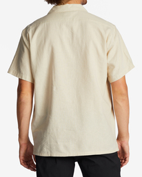 2 Hemp Vacay - Short Sleeve Shirt for Men Beige ABYWT00218 Billabong