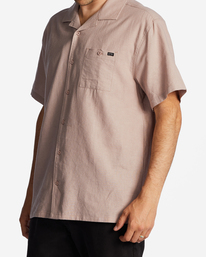 1 Hemp Vacay Short Sleeve Shirt Beige ABYWT00218 Billabong