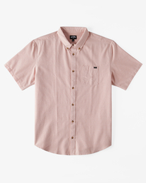 4 All Day Short Sleeve Shirt Pink ABYWT00223 Billabong
