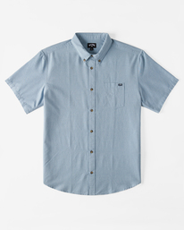 4 All Day Short Sleeve Shirt Blue ABYWT00223 Billabong