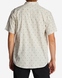 2 All Day Jacquard Short Sleeve Shirt White ABYWT00224 Billabong