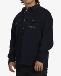 3 Bong Days - Camicia a Maniche Lunghe da Uomo Blue ABYWT00227 Billabong