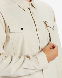4 Surftrek Tech Long Sleeve Shirt Beige ABYWT00228 Billabong