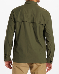 2 Surftrek Tech Long Sleeve Shirt Green ABYWT00228 Billabong