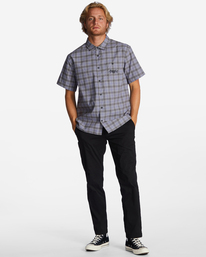 1 Daybreak - Overhemd met Korte Mouwen voor Heren Purple ABYWT00229 Billabong