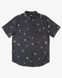 5 Sundays Mini Short Sleeve Shirt Black ABYWT00232 Billabong