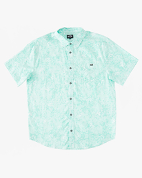 4 Sundays Mini Short Sleeve Shirt Blue ABYWT00232 Billabong