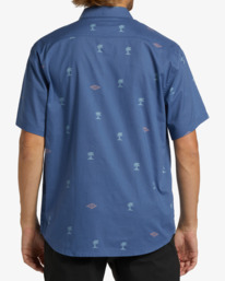1 Sundays Mini Short Sleeve Shirt Blue ABYWT00232 Billabong