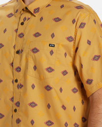 3 Sundays Mini Short Sleeve Shirt Yellow ABYWT00232 Billabong