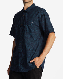 1 Sundays Mini Short Sleeve Shirt Blue ABYWT00232 Billabong