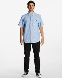 1 Sundays - Short Sleeve Shirt for Men Blue ABYWT00232 Billabong