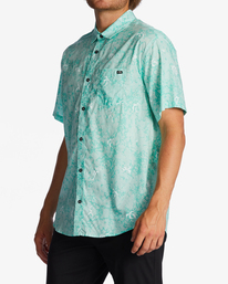 1 Sundays Mini Short Sleeve Shirt Blue ABYWT00232 Billabong