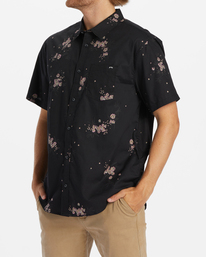 1 Sundays Mini Short Sleeve Shirt Black ABYWT00232 Billabong